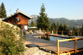 Baden auf der Alm