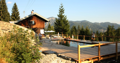 Baden auf der Alm