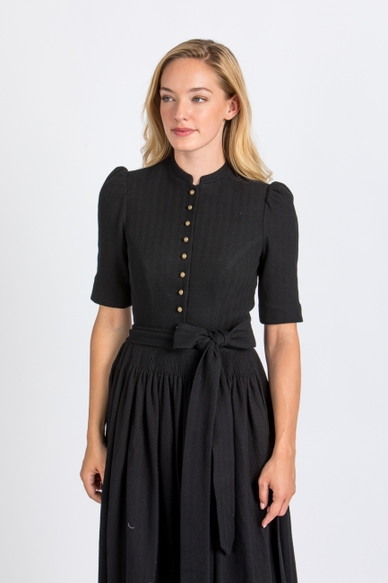 Ärmeldirndl Aurelia K1040 schwarzblau