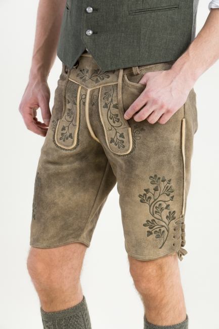 Lederhose Traun inka/oliv