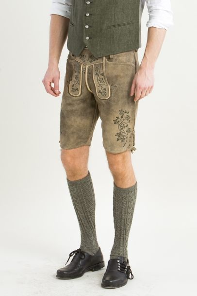 Lederhose Traun inka/oliv