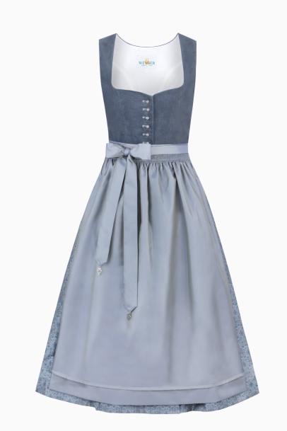 Samtdirndl Alina blau