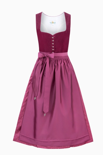 Samtdirndl Alina pink