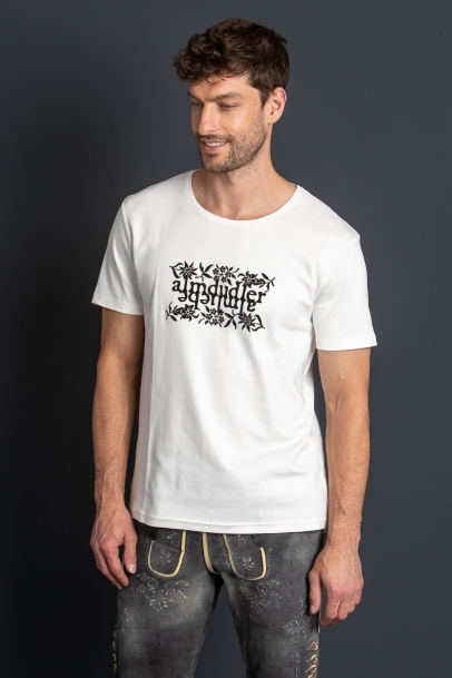 Almdudler T-Shirt weiß Herren