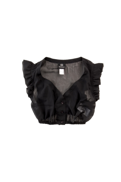 Dirndlbluse mit Flügelarm Hanny schwarz