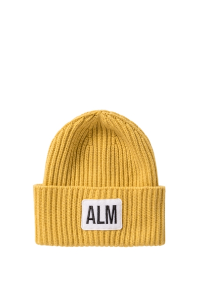 Cashmere Mütze High gelb unisex