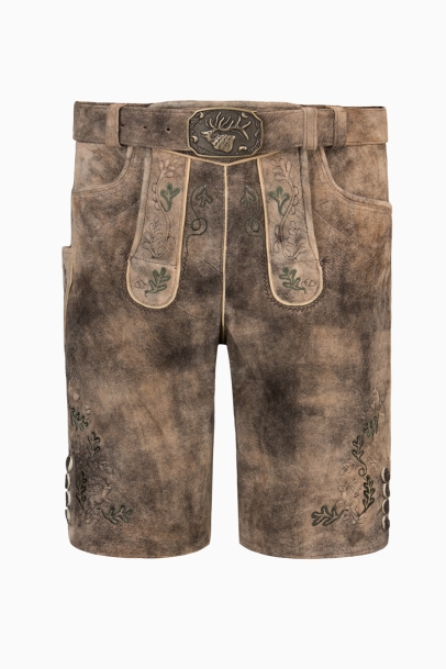 Lederhose Gerner gerste-gruen