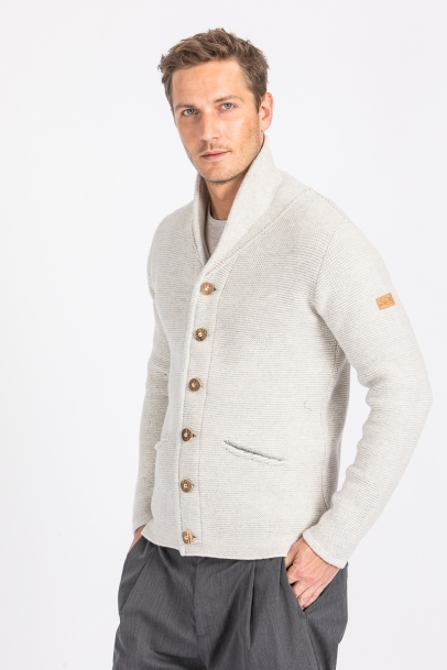 Strickjanker Martl natur/kiesel