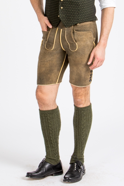 Reh Lederhose Nassfeld altschwarz