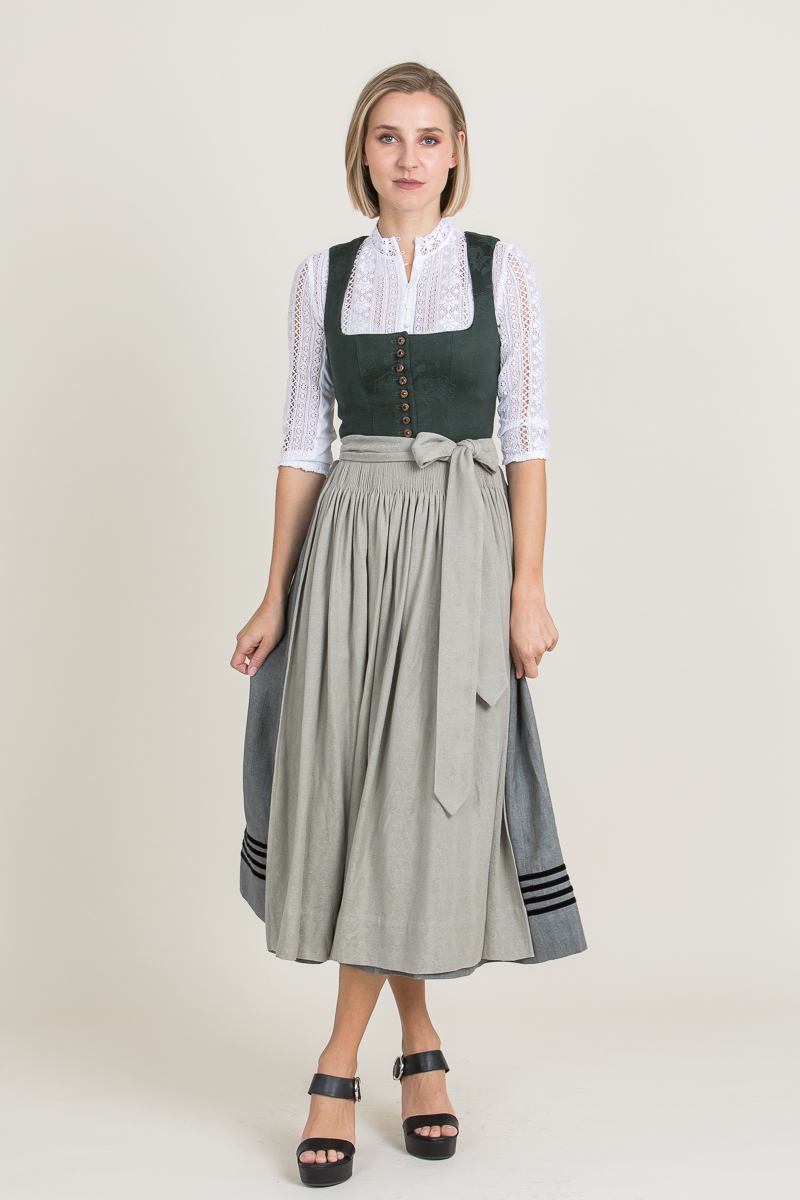 Dirndl Monika K0800 730-155 tanne-chamois von Gottseidank jetzt