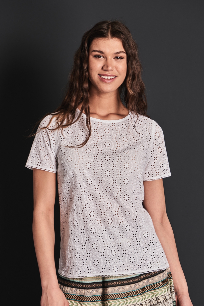 Trachtenbluse 35463 weiß