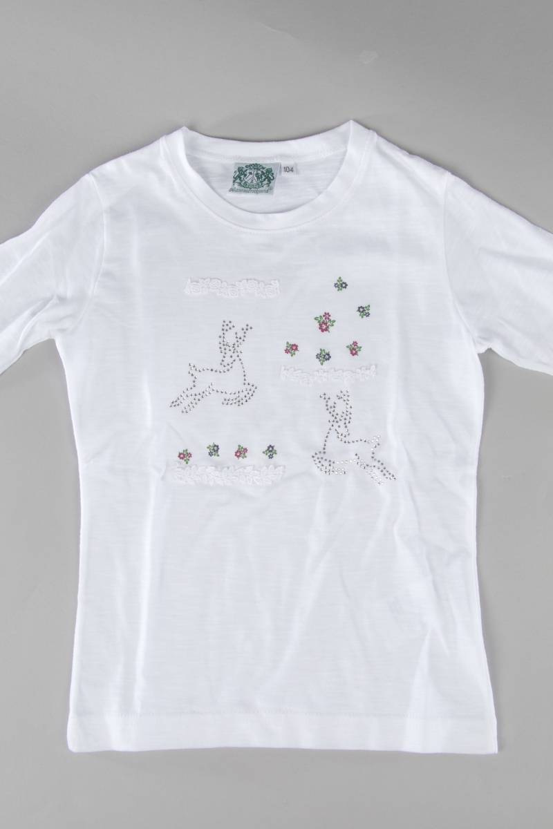 Trachten Kinder Shirt Wally weiß