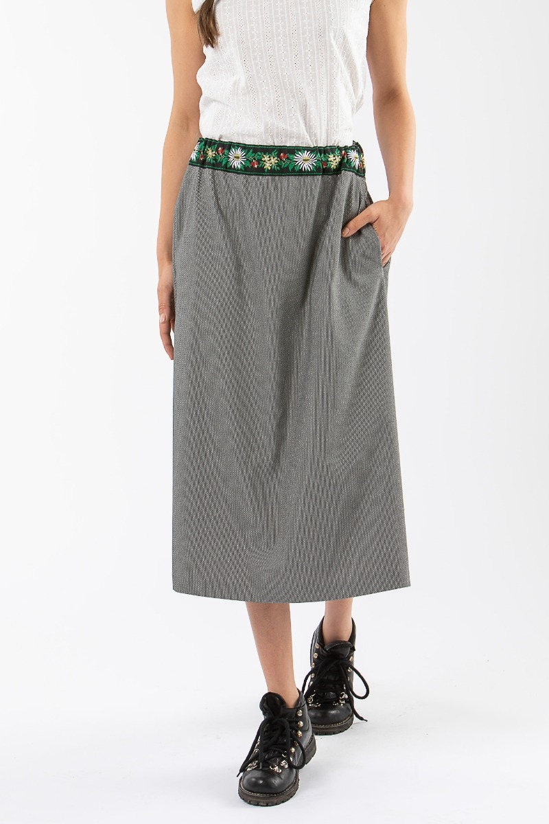 Midirock Dreisessel mit Borte