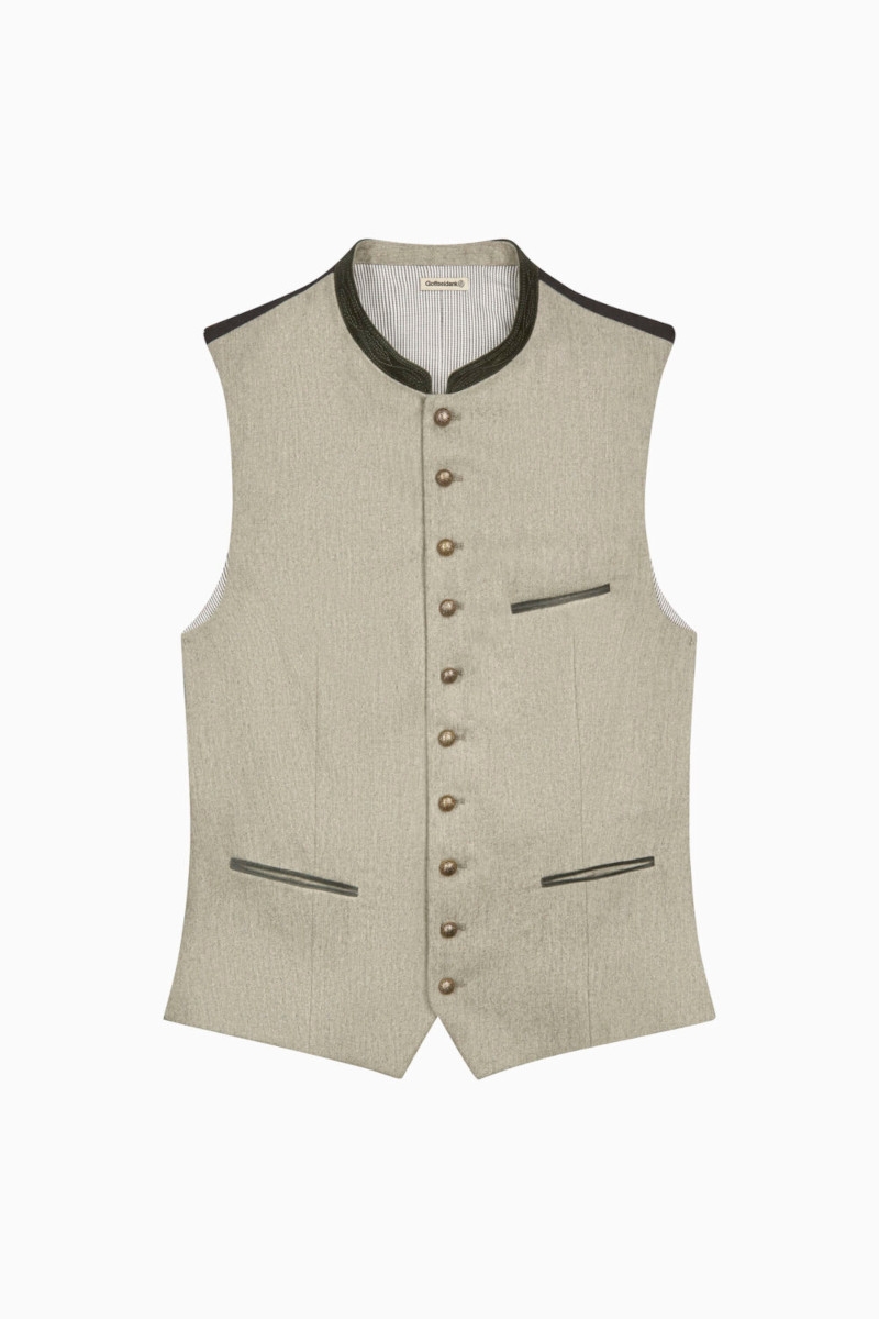 Trachtenweste Konstantin A004858-714 desert sage