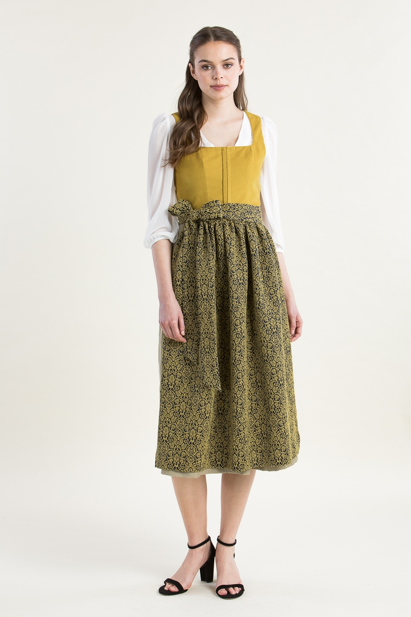 Dirndl Cordula gelb