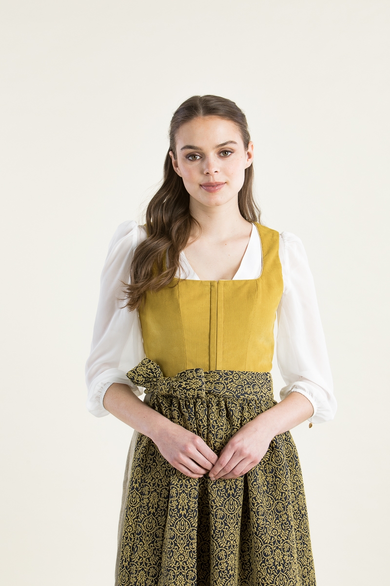 Dirndl Cordula gelb