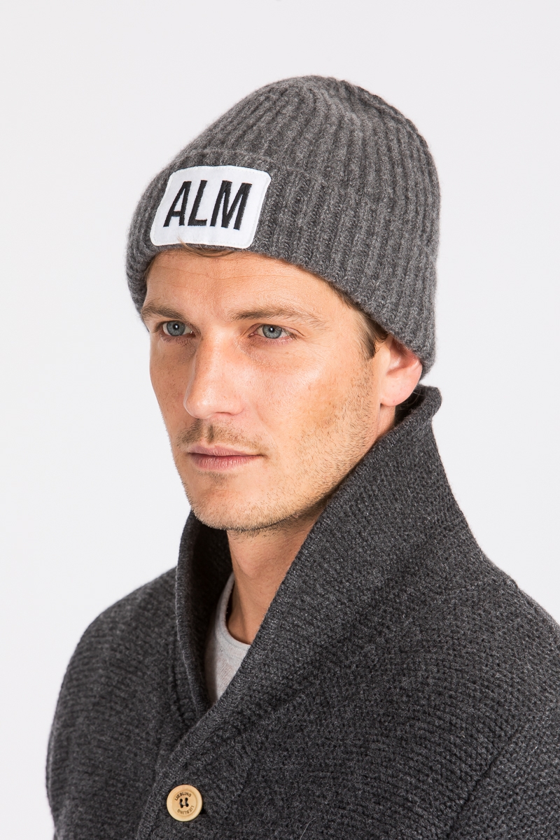 Cashmere Mütze Low grau unisex