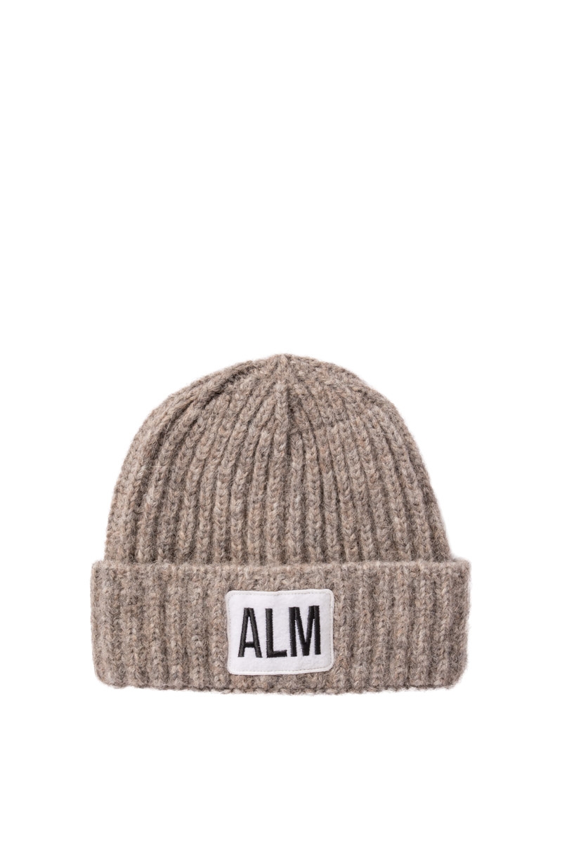 Alpaca Mütze Low taupe unisex