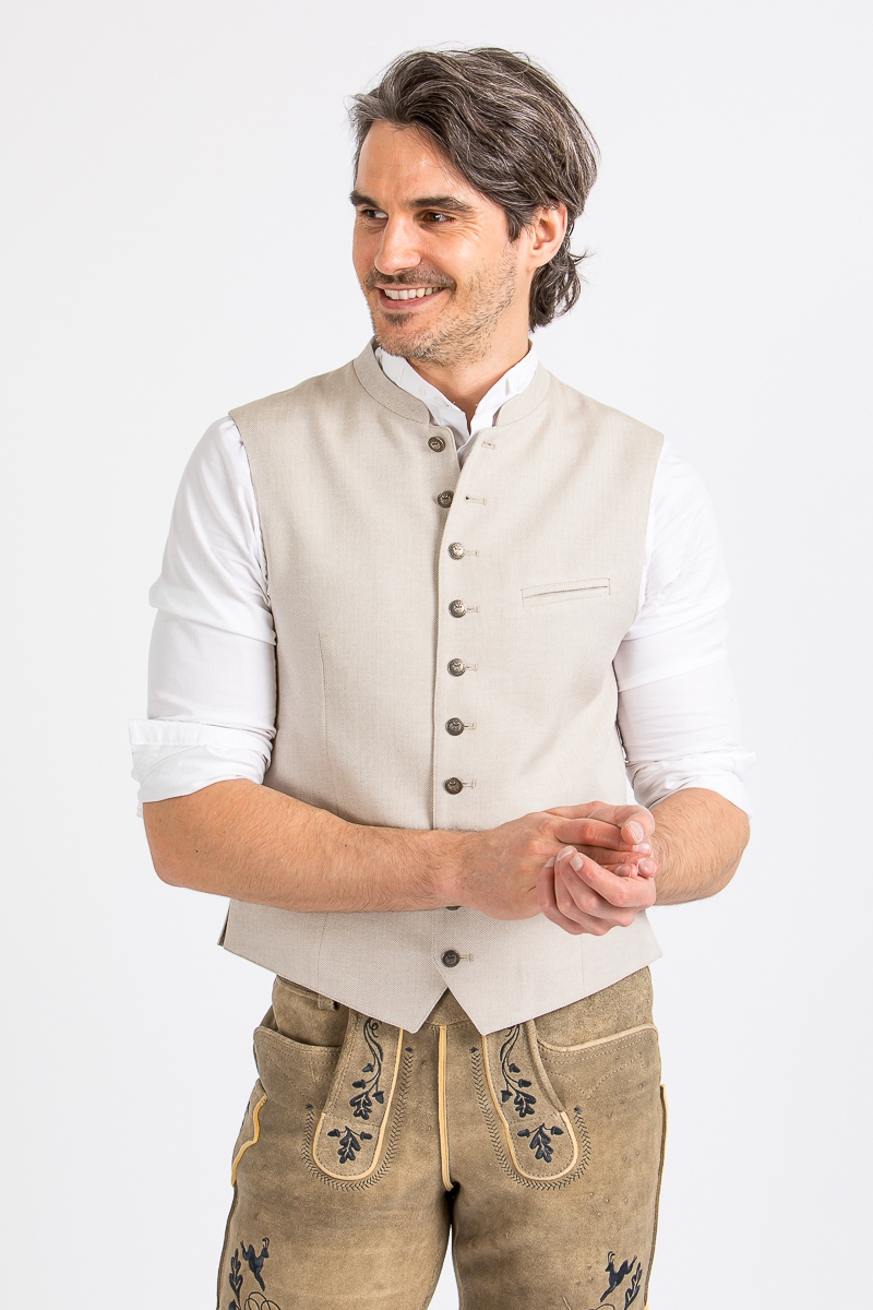 Trachtenweste Sebastian beige
