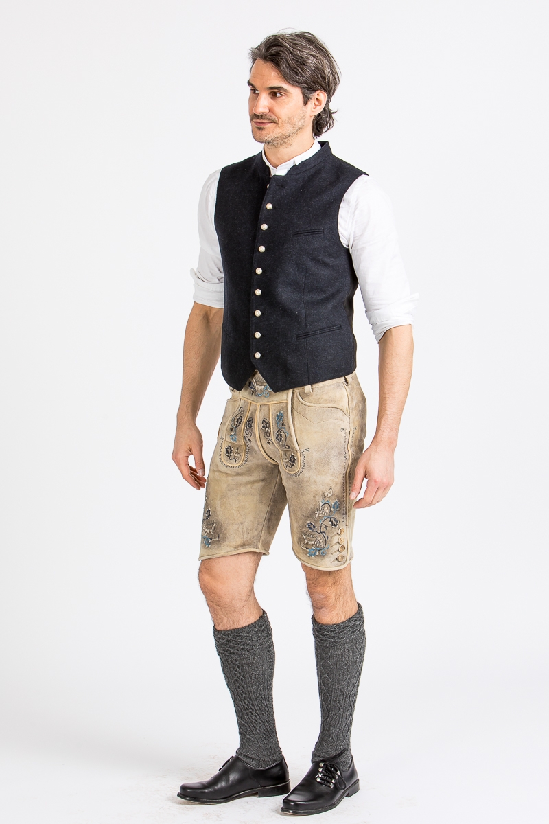 Lederhose Bischofswiesen baileys/blau