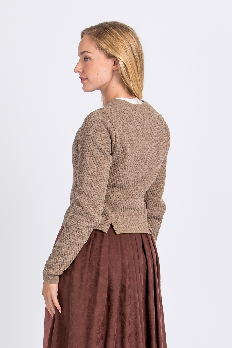 Strickjanker 15140-11 Langarm natur