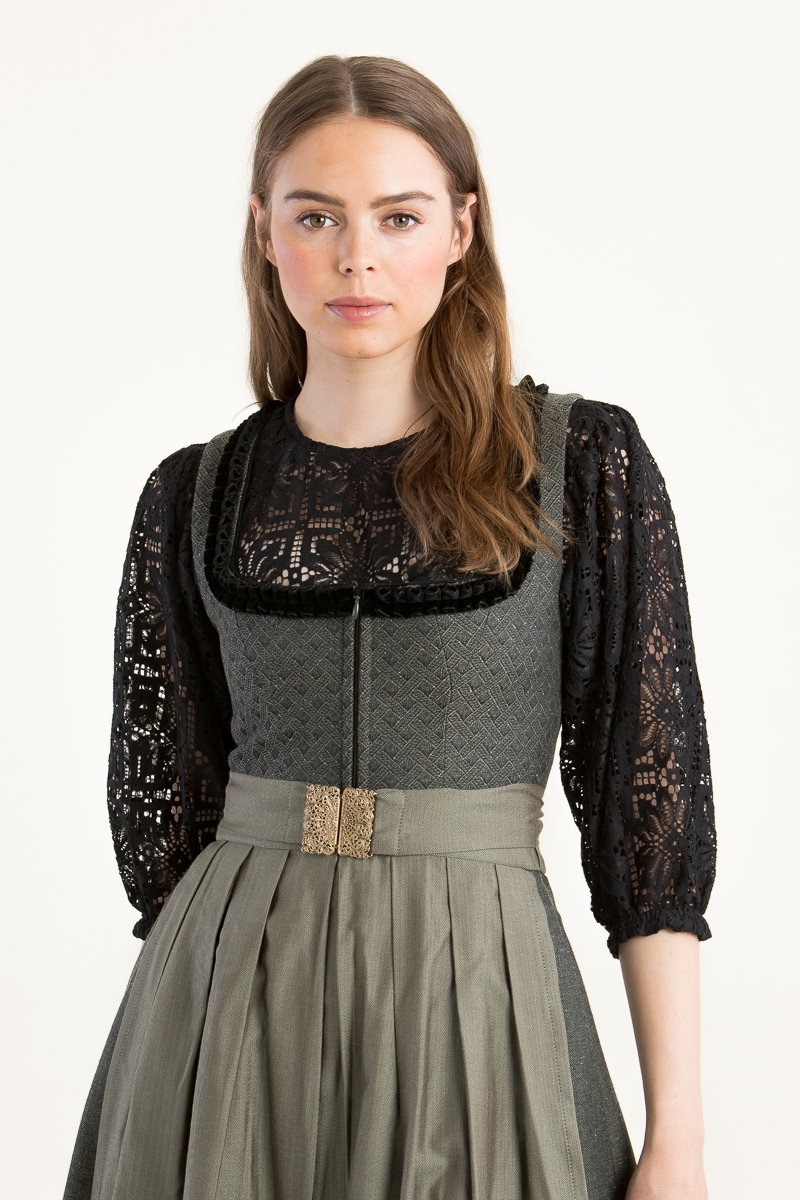 Oversized-Bluse Kinga 24837-1 schwarz
