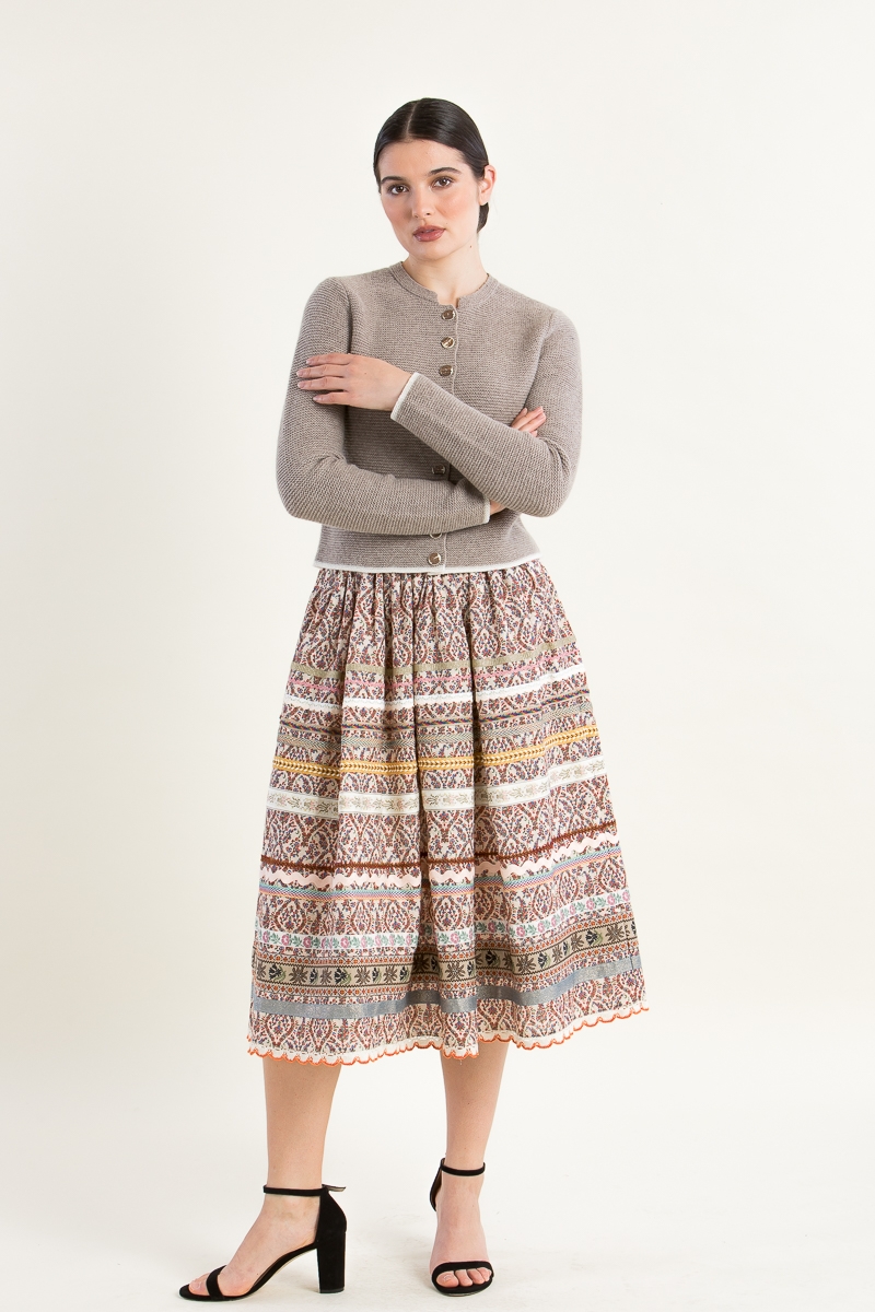 Strickjanker 7831298 taupe