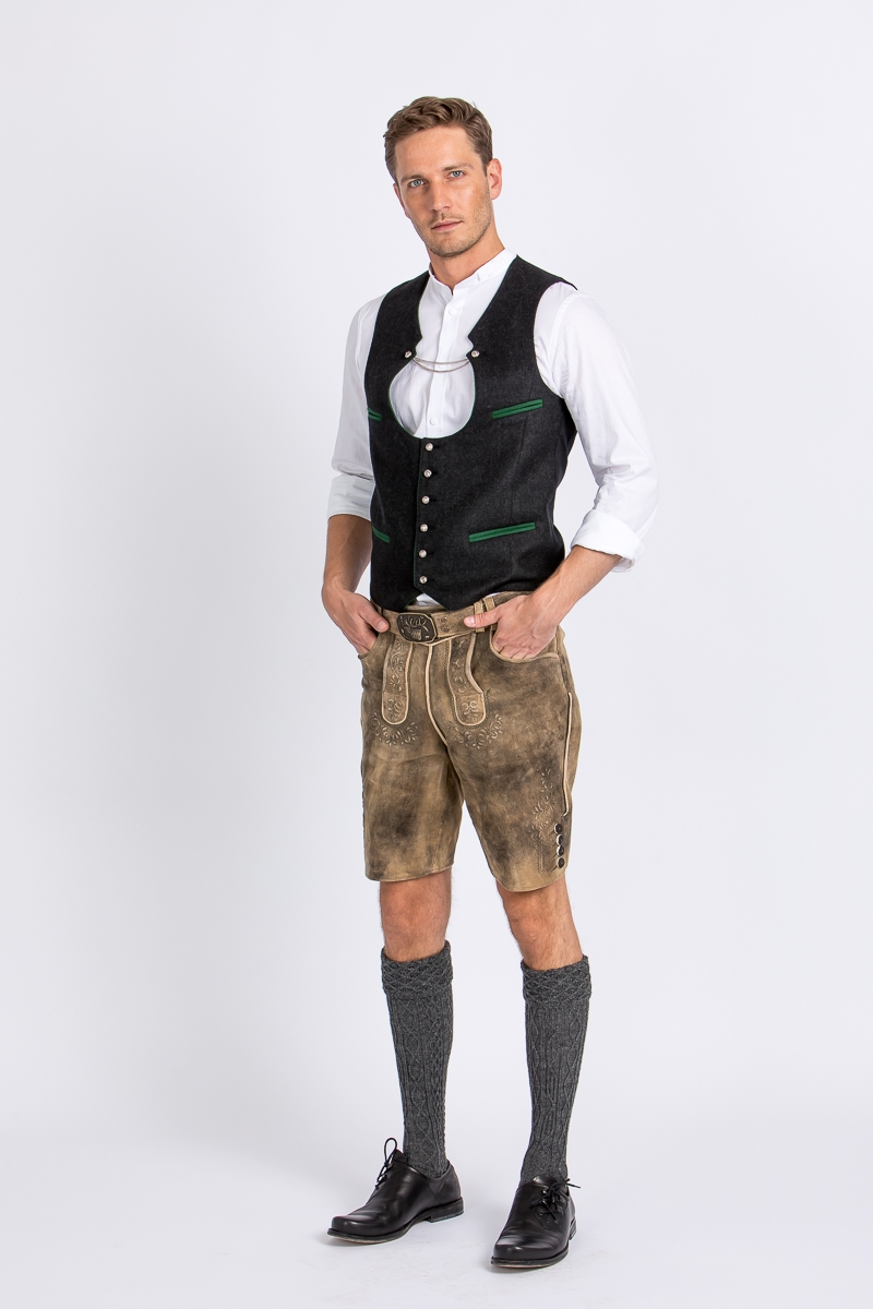 Miesbacher Trachtenweste 1935308-30 anthra