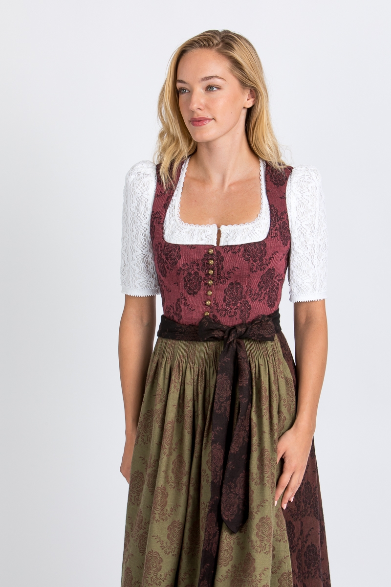Dirndlbluse Ava A005306 weiß