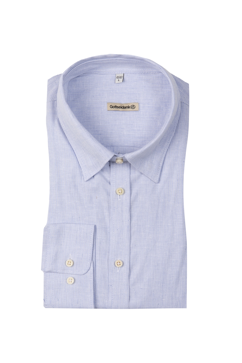 Kragenhemd Eddy A004495 665 babyblau