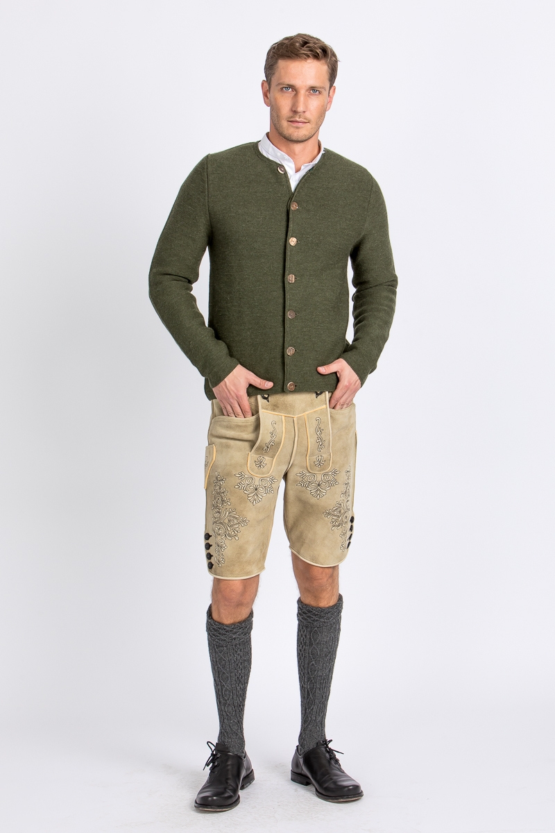 Strickjanker Aloisius bronzegrün