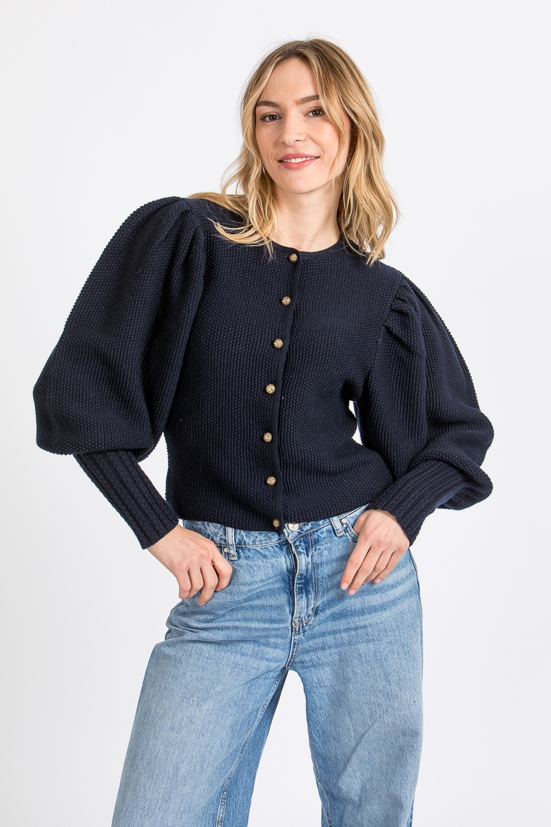 Trachtenjacke aus Strick Gisela marine