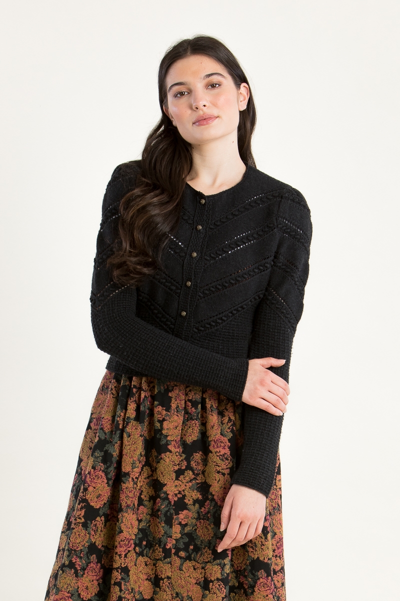 Strickjanker Ophelia lakritz