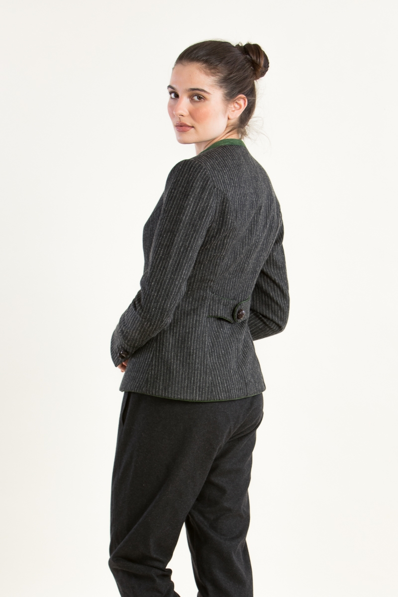 Trachtenjanker Wally A004294-960 anthrazit