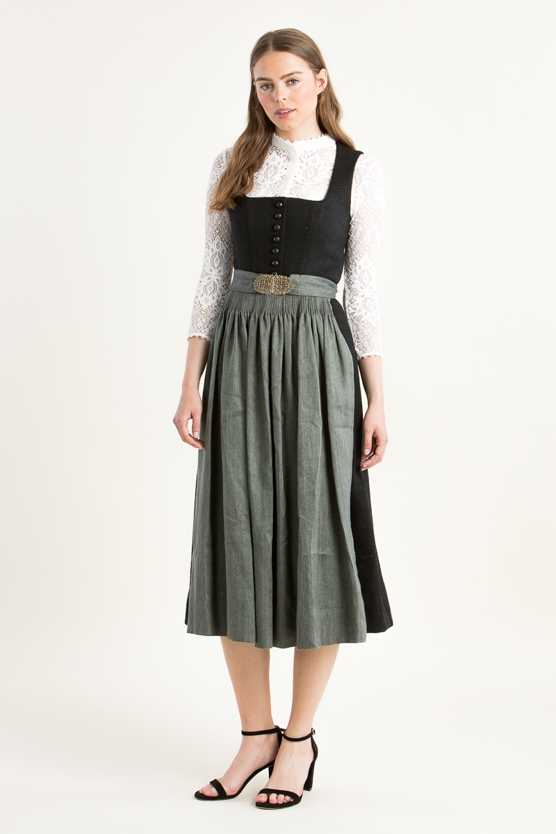 Trachtenschürze A004038 797 kapergrün