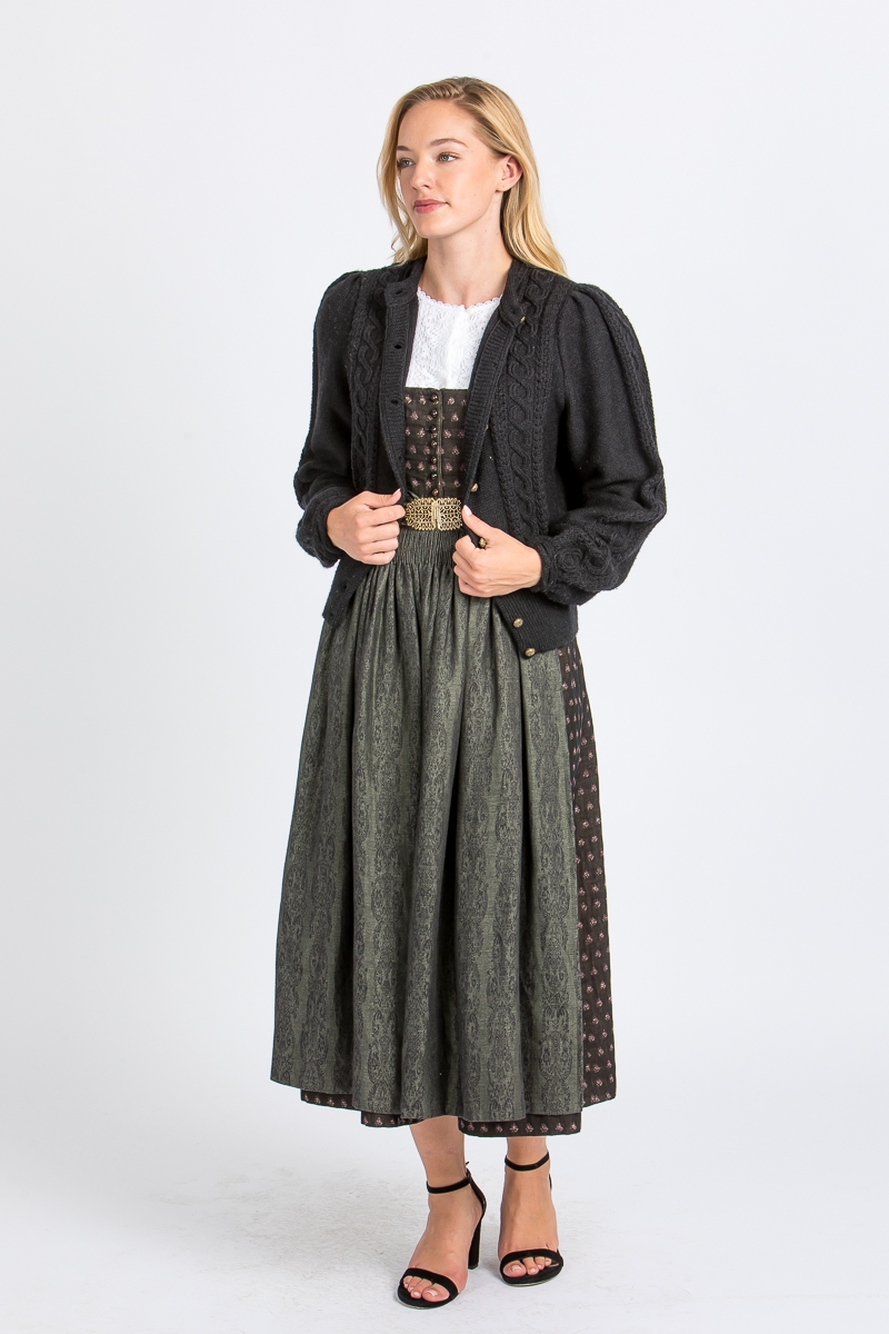 Trachtenjacke aus Strick Lea lakritz