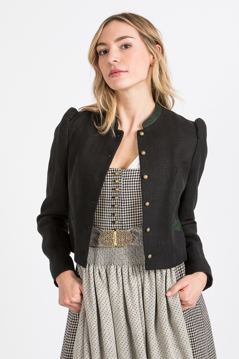 Trachtenjacke Flora A005505 schwarz
