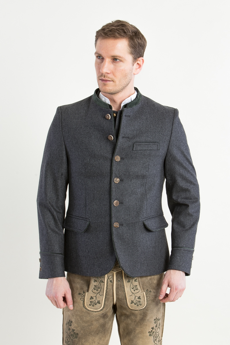 Trachtenjanker Helmut A004863-960 anthrazit