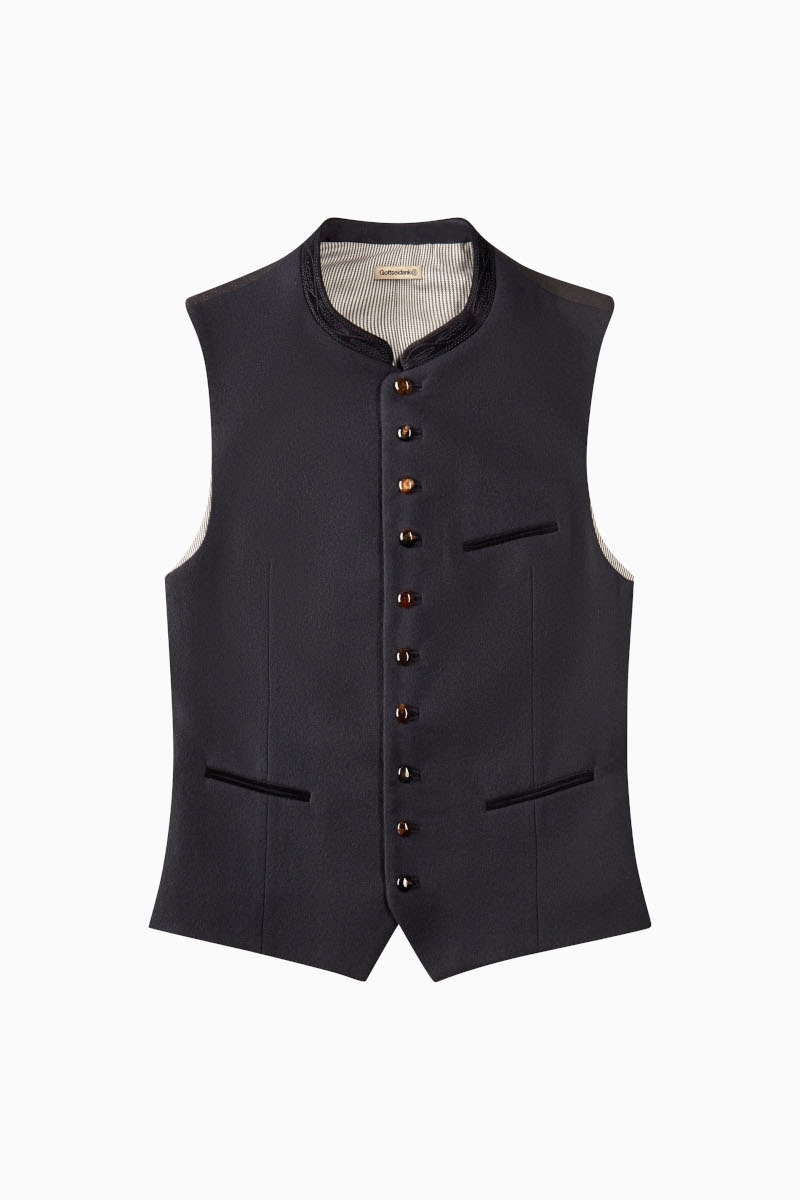 Trachtenweste Konstantin A005270 schwarz