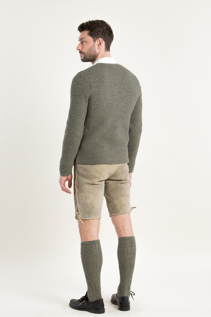 Strickjanker Xaver A003077-795 oliv bei Almliebe!