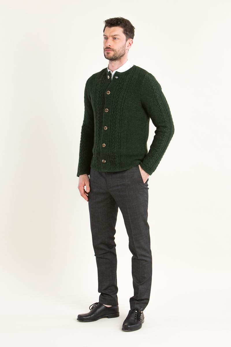 Strickjanker j-121 grün