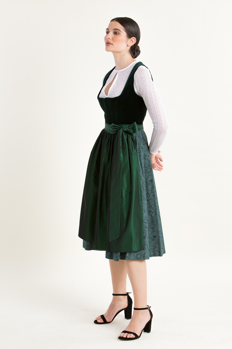 Samtdirndl Wiessee 2019-54 grün