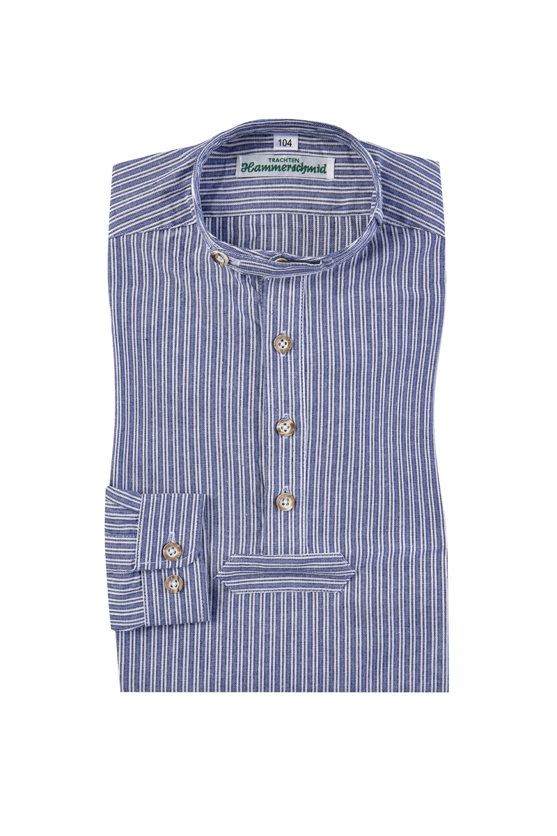 Kinder Pfoadhemd 1920-49 blau
