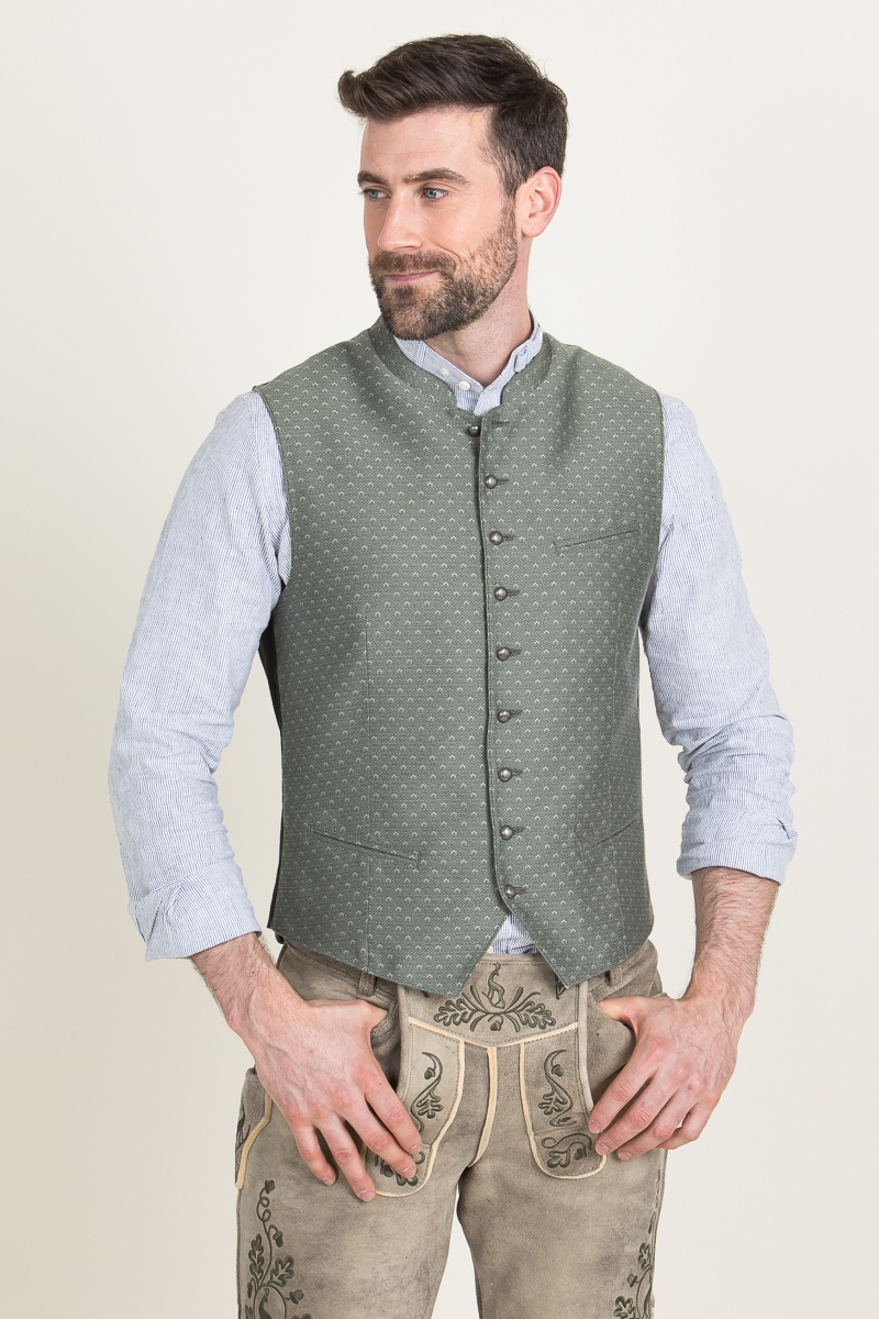 Trachtenweste Niklas 8358-59 grün