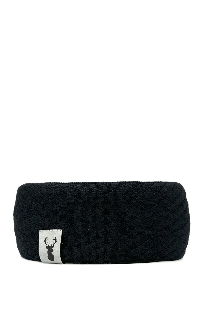 Strick Stirnband Liesl schwarz