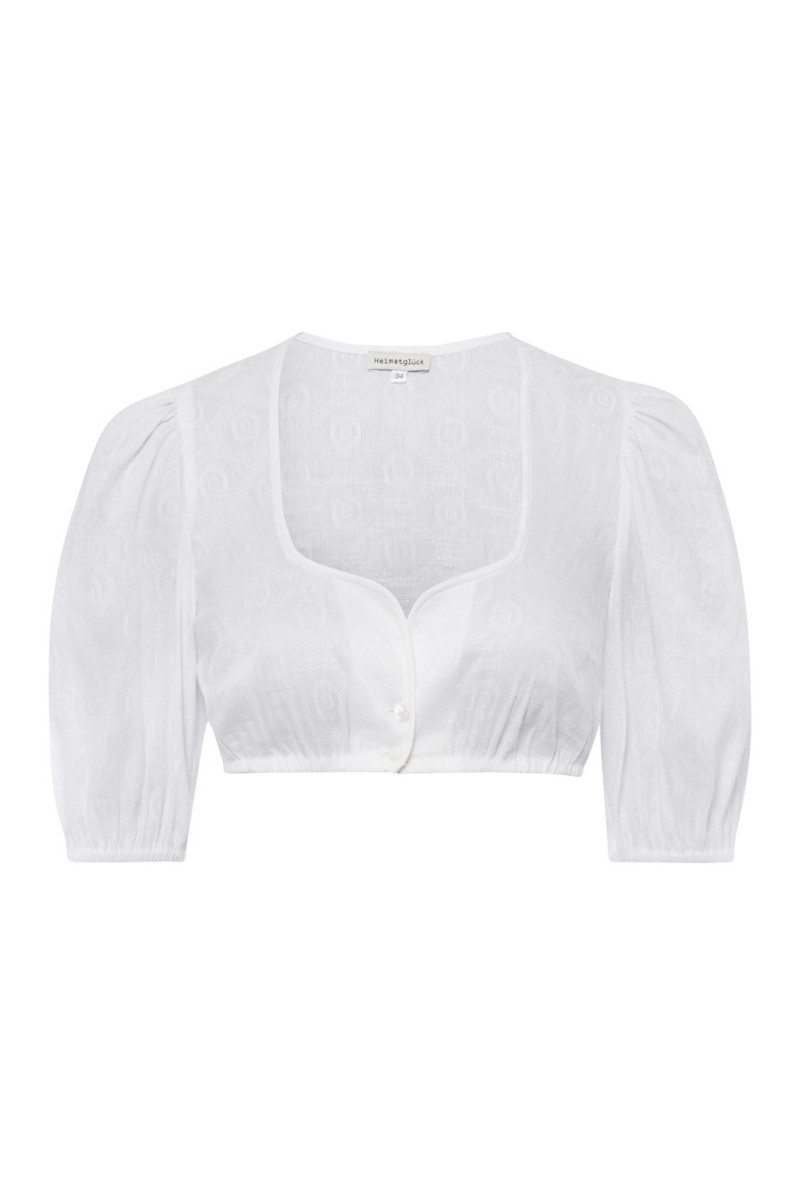 Dirndlbluse Ida weiß