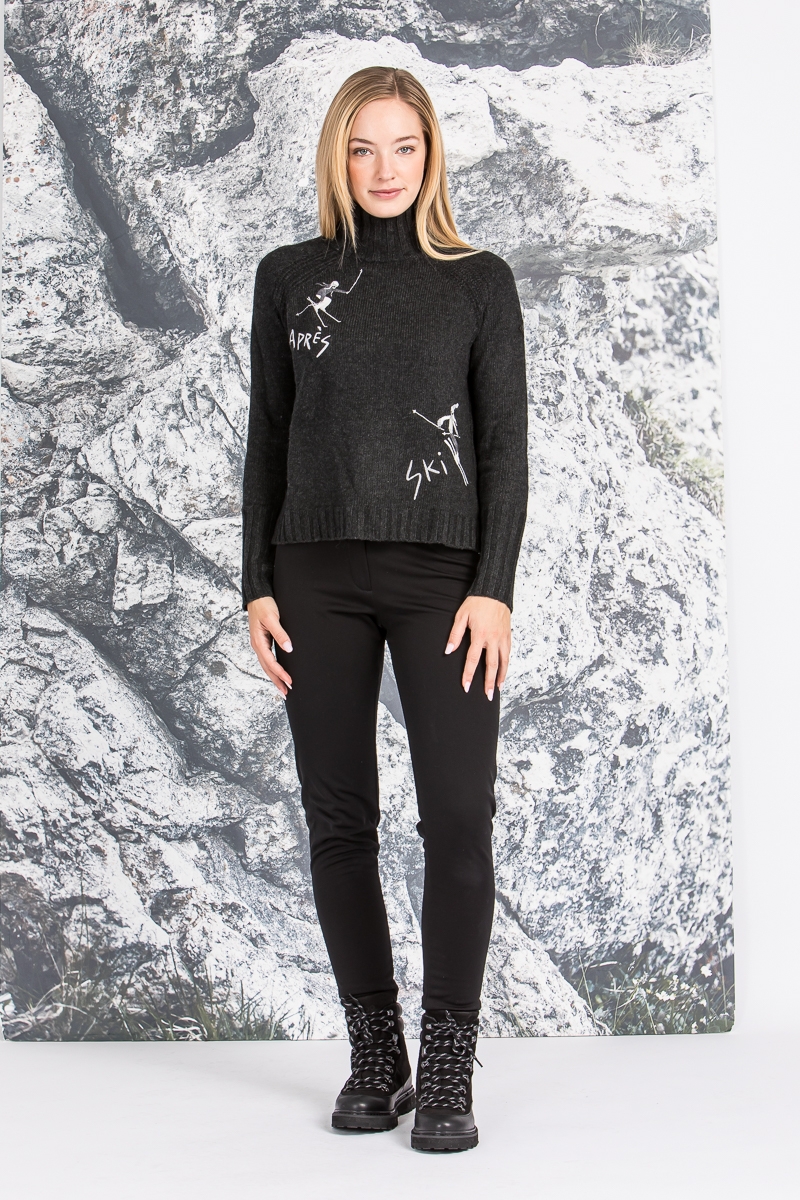 Rollkragenpulli Janica black