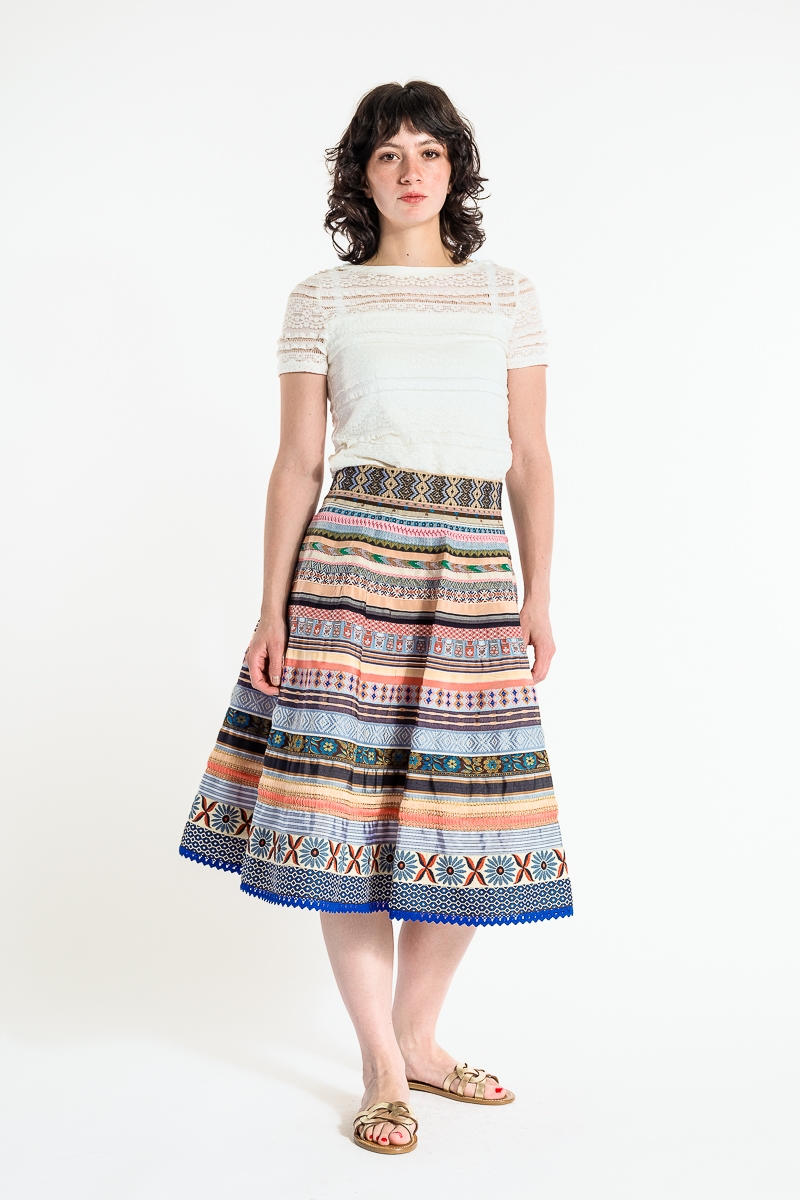 Trachtenrock Original Ribbon Skirt coral reef