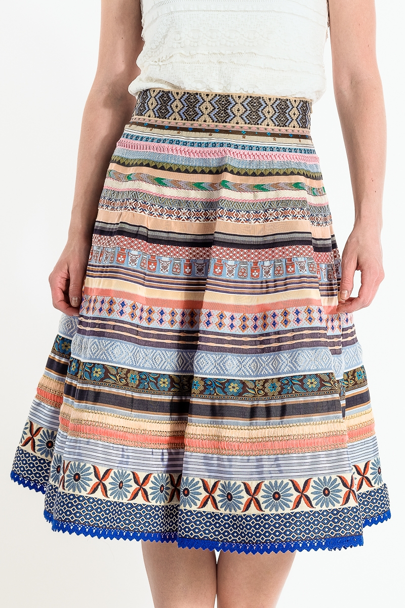 Trachtenrock Original Ribbon Skirt coral reef