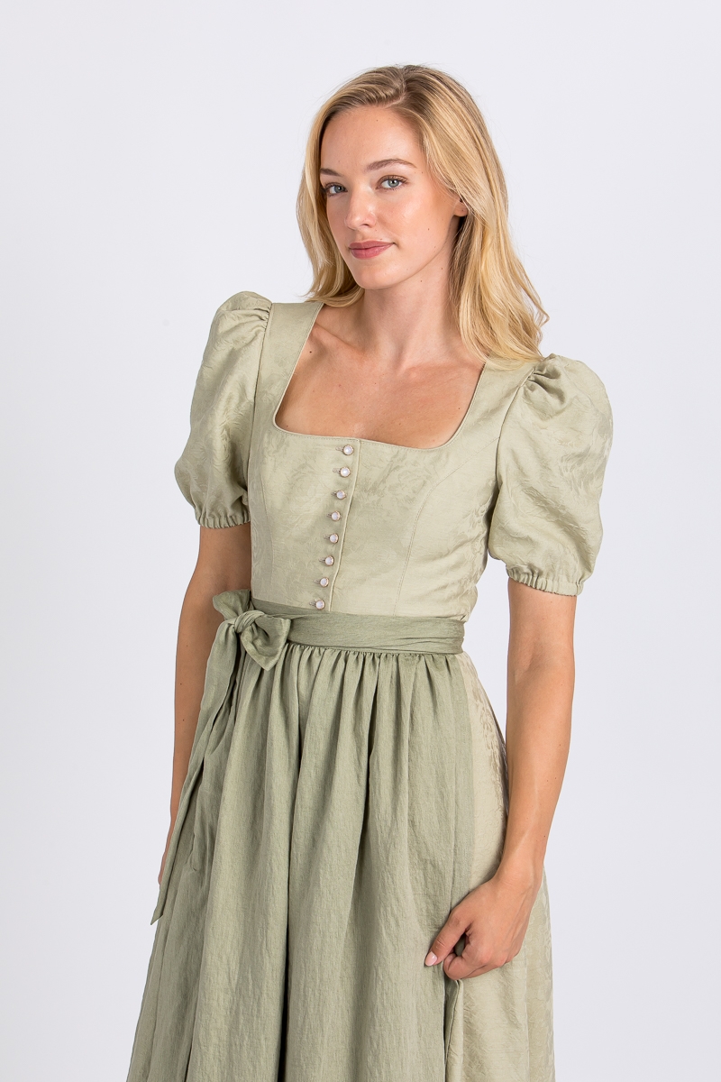 Ärmeldirndl Rosavelle pistazie